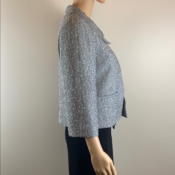 Chanel silver cropped jacket Size 38/US 6 - Picture 4 of 8